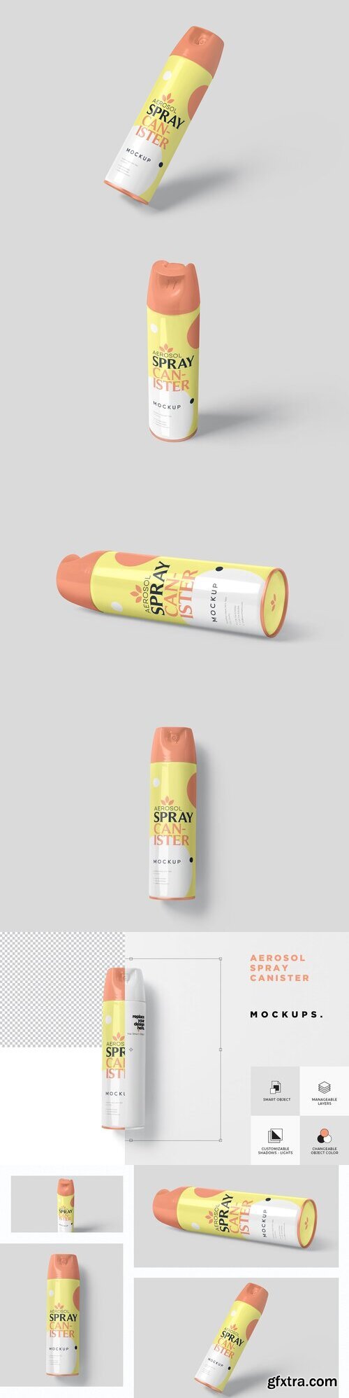 CreativeMarket - Room Freshener Spray Mockups 7405332