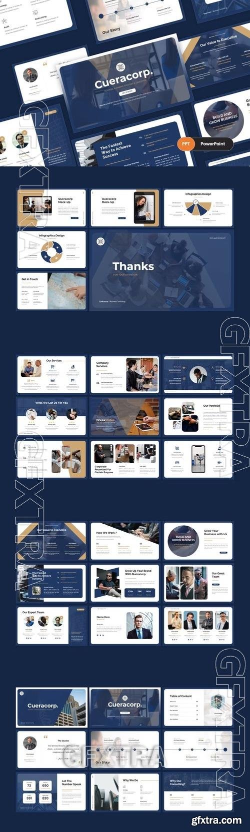 Queracorp - Business PowerPoint Template UGSEJT9