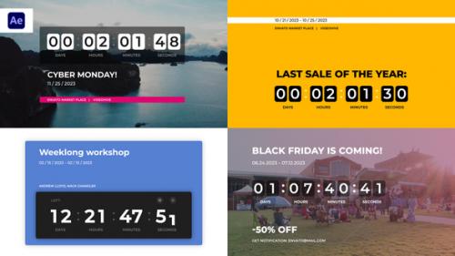 Videohive - Banner Countdown Timers - 38137626