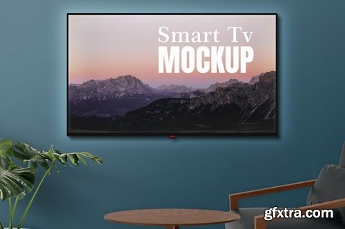 Tv Display Mockup FVEZCDE