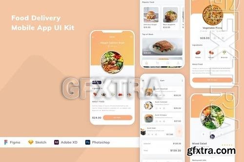 Food Delivery Mobile App UI Kit VYK22N4