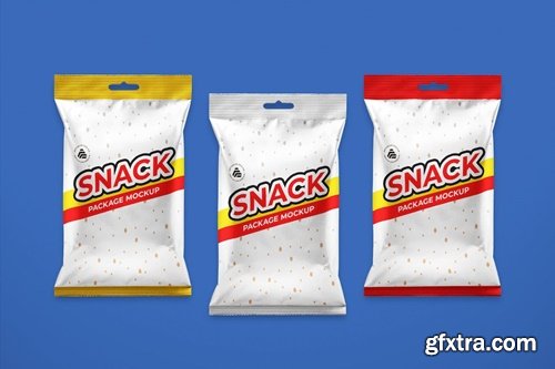 Snack Packaging Design Mockup VKTAEFU