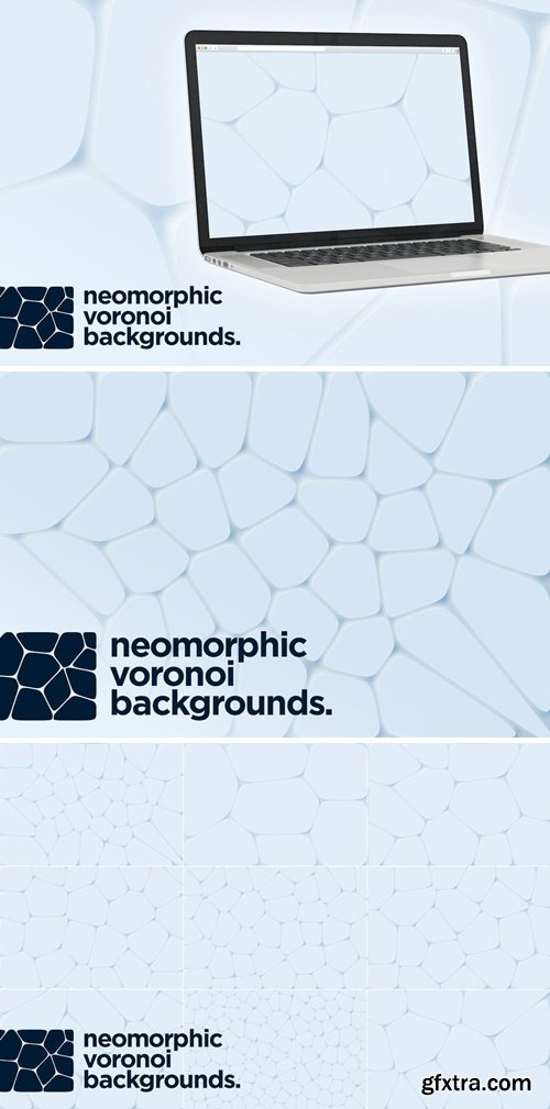Neomorphic Voronoi Backgrounds 2KMWK6C