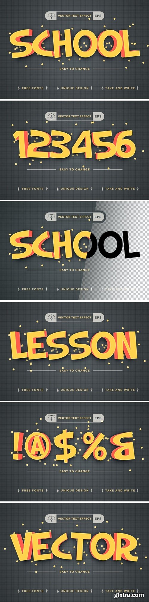 School - Editable Text Effect, Font Style JNUL3JP