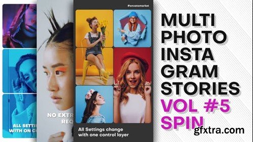 Videohive Multi Photo Instagram Stories. Vol5 SPIN 39216669