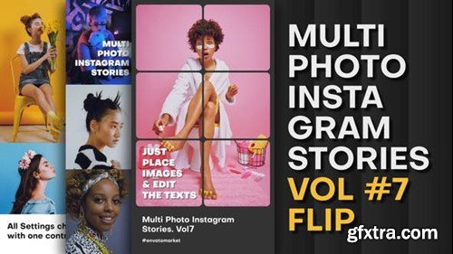 Videohive Multi Photo Instagram Stories. Vol7 FLIP 39216700