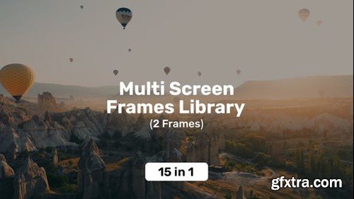 Videohive Multi Screen Frames Library - 2 Frames 39216160