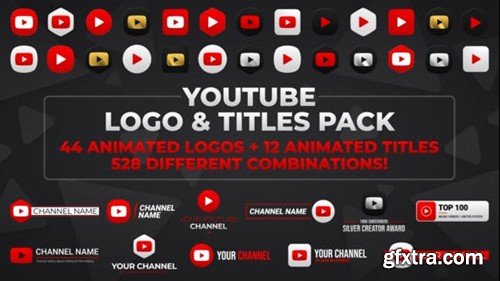 Videohive Youtube Logo And Title Pack 35996563