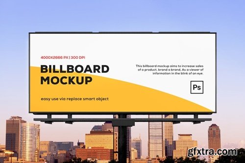 Advertisement Billboard Mockup HENRQS4