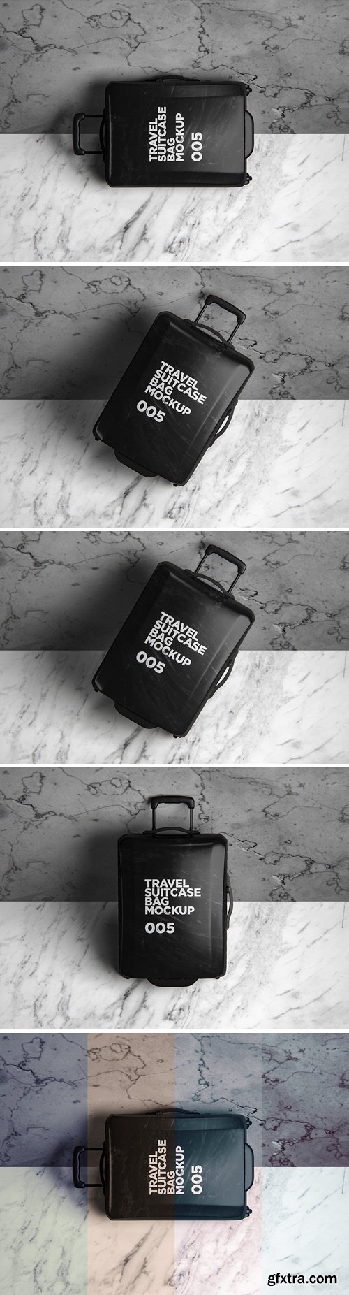Travel Suitcase Bag Mockup 005 J7ZAEFW