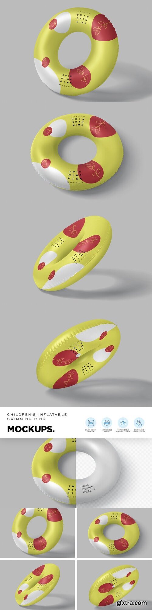 CreativeMarket - Inflatable Ring Mockups 6907814