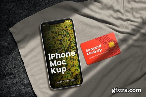Iphone and Simcard Mockup VRCS3R2