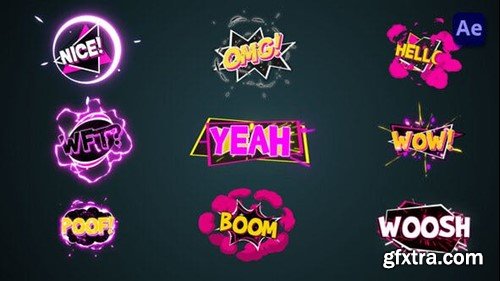 Videohive Comic Explosion titles #4 [After Effects] 39228143