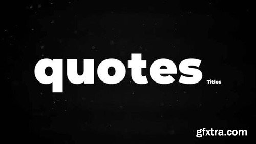 Videohive Stylish Quotes | After Effects 39227951