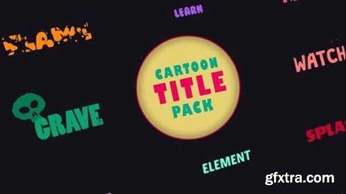 Videohive Lovely Cartoon Titles Pack 39340232