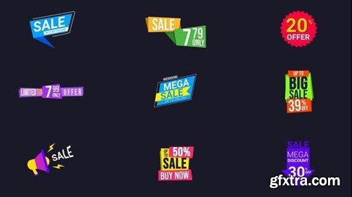 Videohive Attractive Offer Sale Labels and Badges 39340088