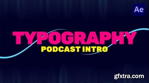 Videohive Podcast Typography Intro 39251002