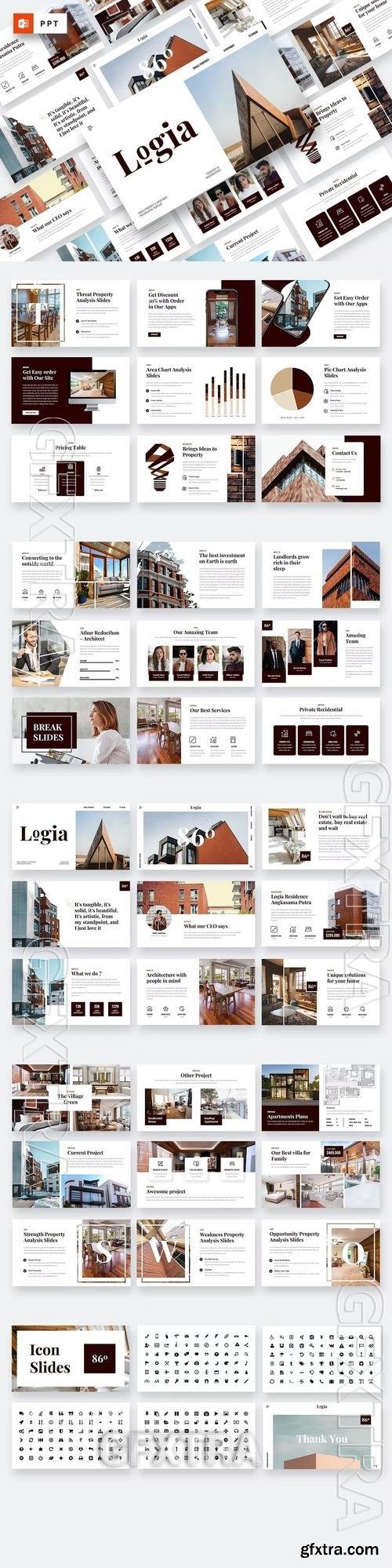 Logia - Single Property Powerpoint Template Q2PLUW3