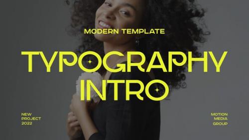 Videohive - Modern Typography Intro - 39087255