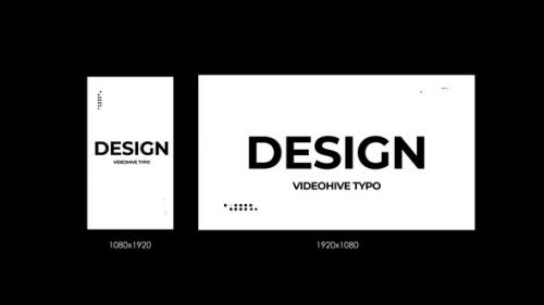 Videohive - Typo Design - 39200027