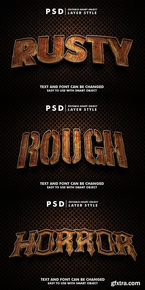 GraphicRiver - Rusty 3D Realistic PSD Text Effect 38997663