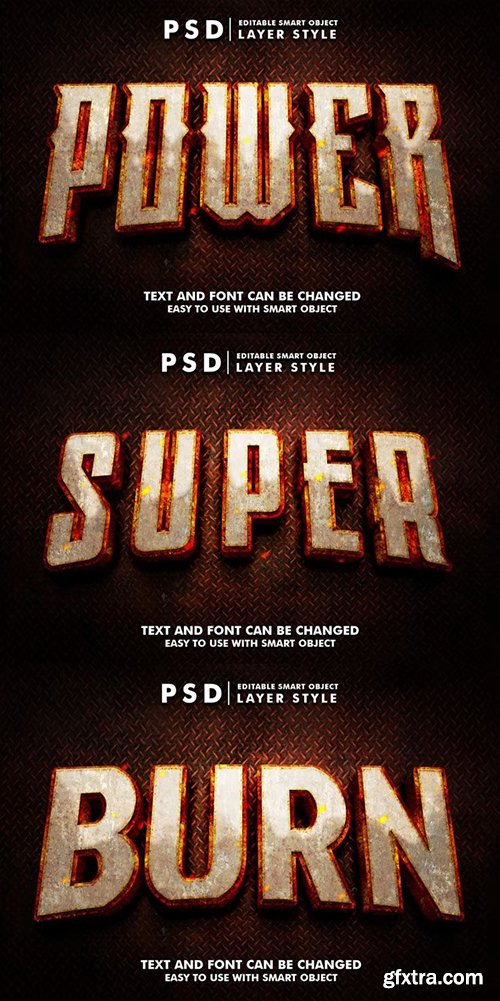 GraphicRiver - Power 3D Realistic PSD Text Effect 38997768