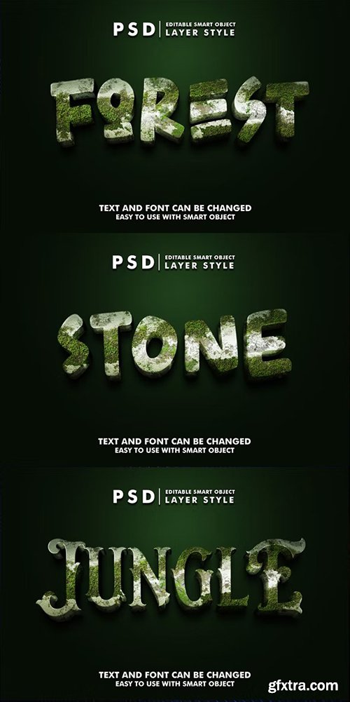 GraphicRiver - Forest 3D Realistic PSD Text Effect 38998368