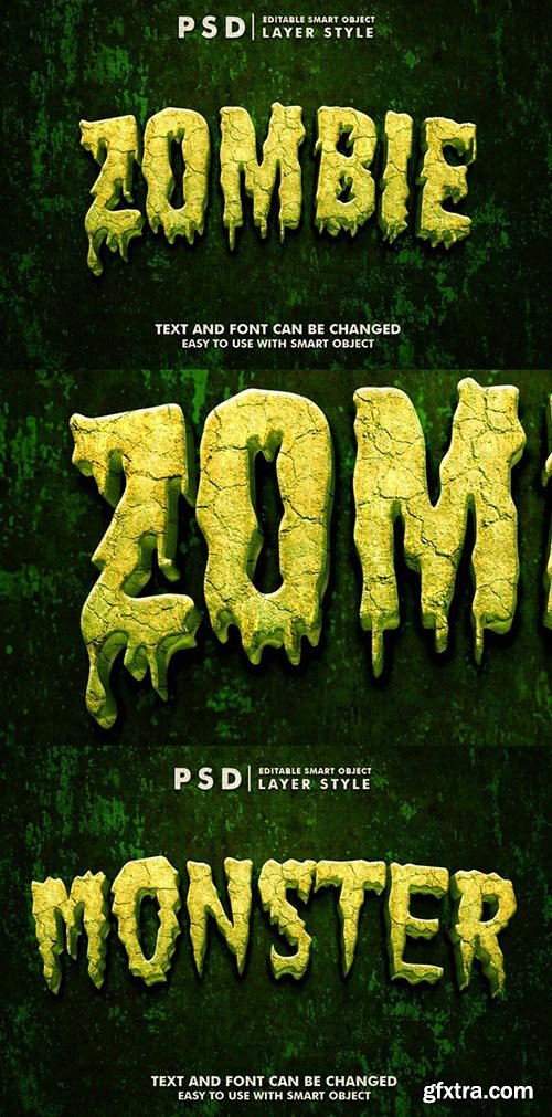 GraphicRiver - Zombie 3d Realistic PSD Text Effect 39182567