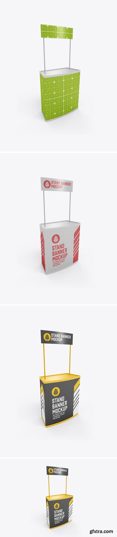 Promo Stand Banner Mockup GS3EH83