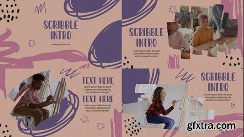 Videohive Grunge Style Attractive Scribble Intro 39354950