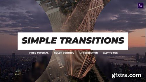 Videohive Simple Transitions After Effects 39343592