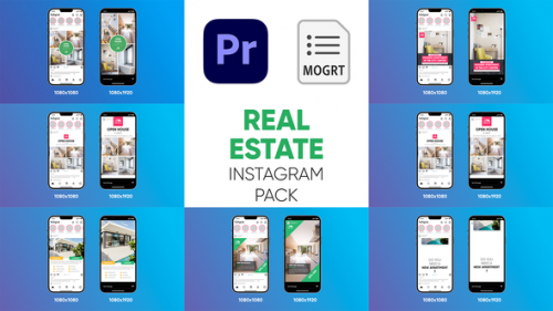 Videohive - Real Estate - Instagram Pack For Premiere Pro - 39146740