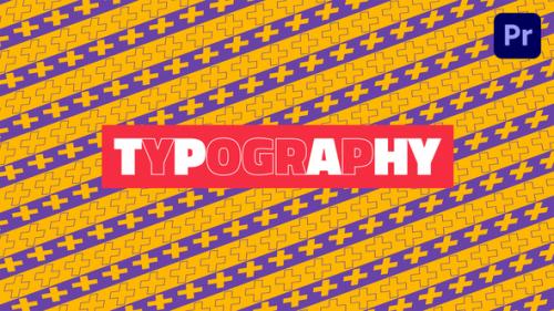 Videohive - Typography Intro | Premiere Pro - 39251069