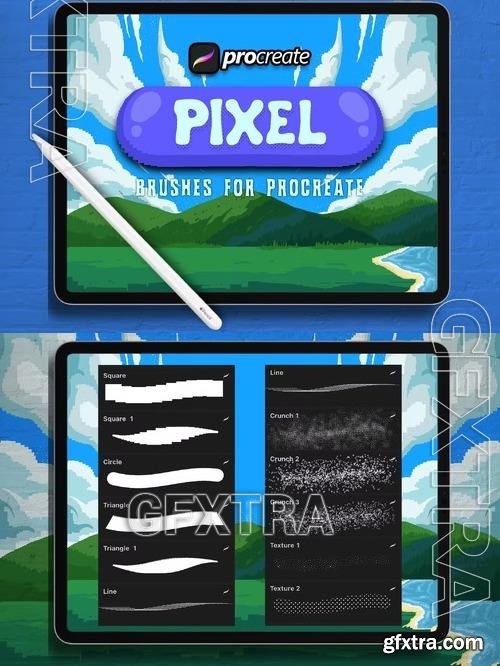 Dansdesign Pixel Brush Procreate #1 S439VGN