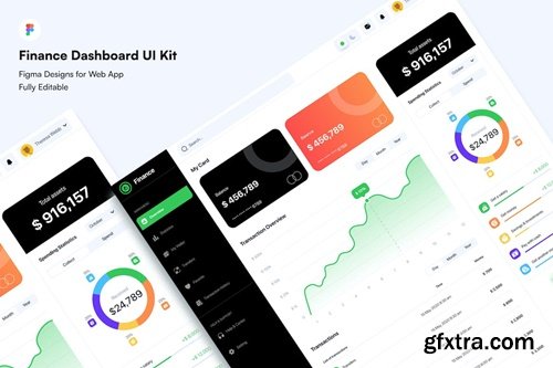 Finance Dashboard UI Kit FMC4ZRB