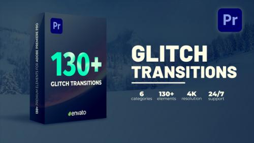 Videohive - Glitch Transitions for Premiere Pro - 39343169