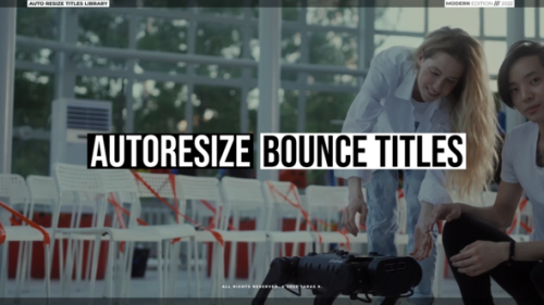 Videohive - Bounce Text Titles 2.0 | FCPX - 39341475