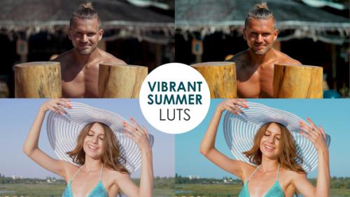 Videohive - Vibrant Summer LUTs for Final Cut - 39088397