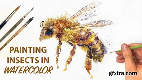 Learn How to Draw & Paint Honey Bees in Watercolor: Simple Painting Techniques in a Loose, Fun Style
