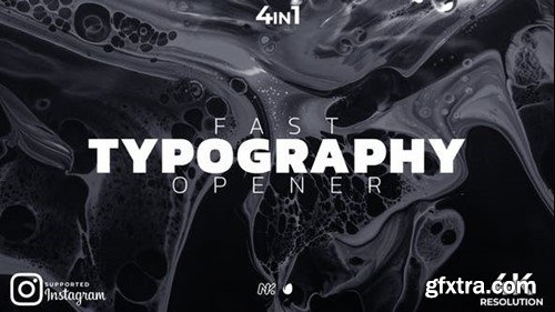 Videohive Fast Typography Opener 31529112