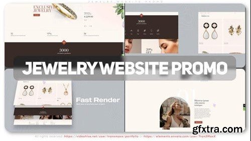 Videohive Jewelry Website Promo 39379163