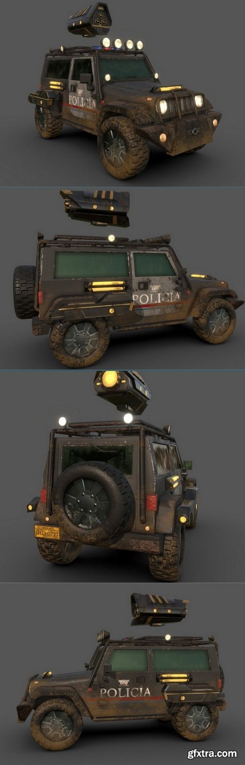 Jeep Police Car