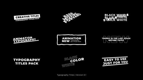 Videohive - Typography Titles | FCPX & Apple Motio - 39133938