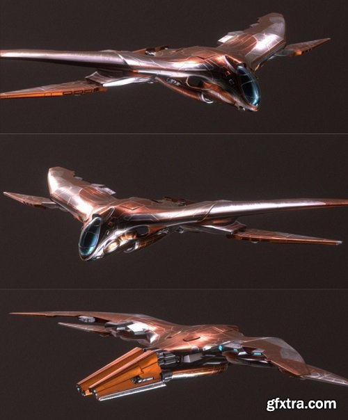 Guardians of the Galaxy Benatar Ship Model 3D Model