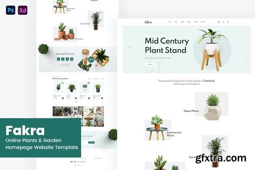 Fakra - Plants & Garden Store Website Design Z9XZW6X