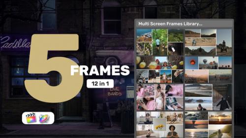 Videohive - Multi Screen Frames Library - 5 Frames for Apple Motion and FCPX - 39454973