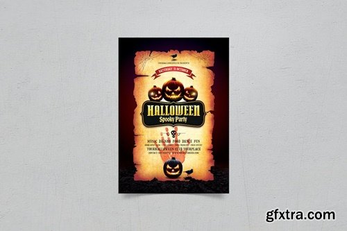 Halloween Party Flyer 5FCN64A