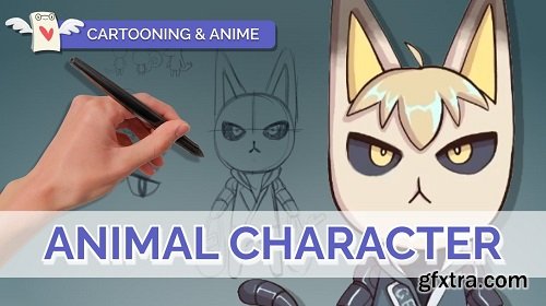 Character Design for Beginners: How to Draw Cute Animal Human Hybrids