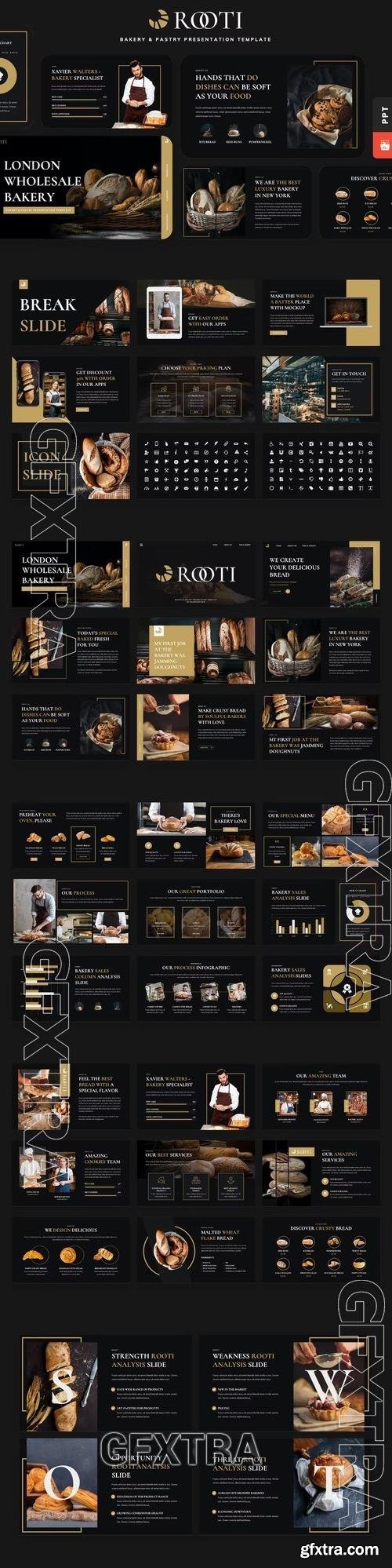 ROOTI - Bakery & Pastry Powerpoint Template B833Q8W