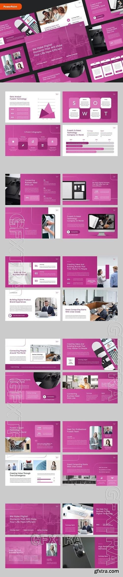 Technology Powerpoint Template WCUYULD